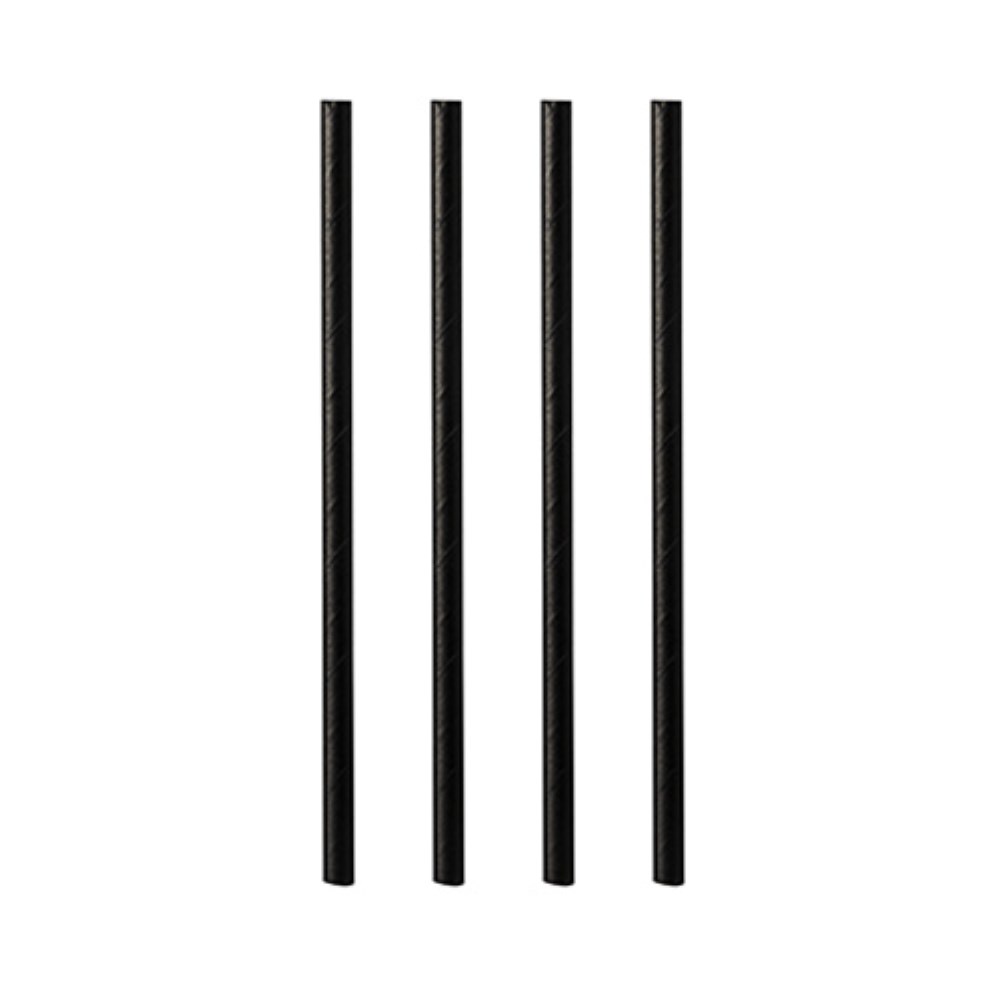 100 Shake-Halme, Papier Ø 8 mm · 21 cm schwarz