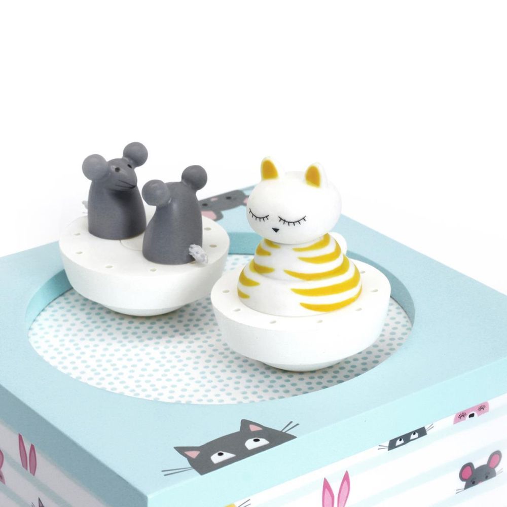 Spieldose Tanzende Katz & Maus
