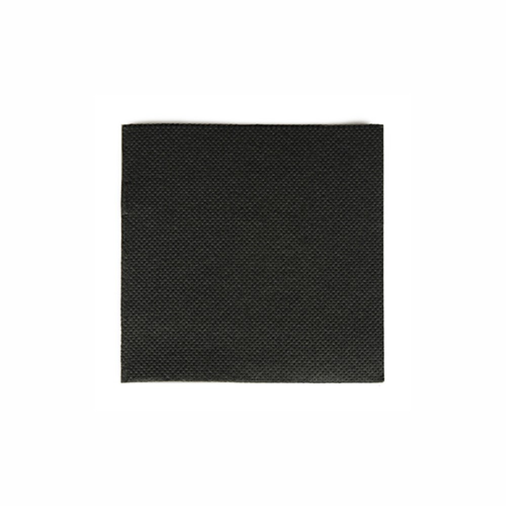125 Servietten, 2-lagig "PUNTO" 1/4-Falz 20 cm x 20 cm schwarz