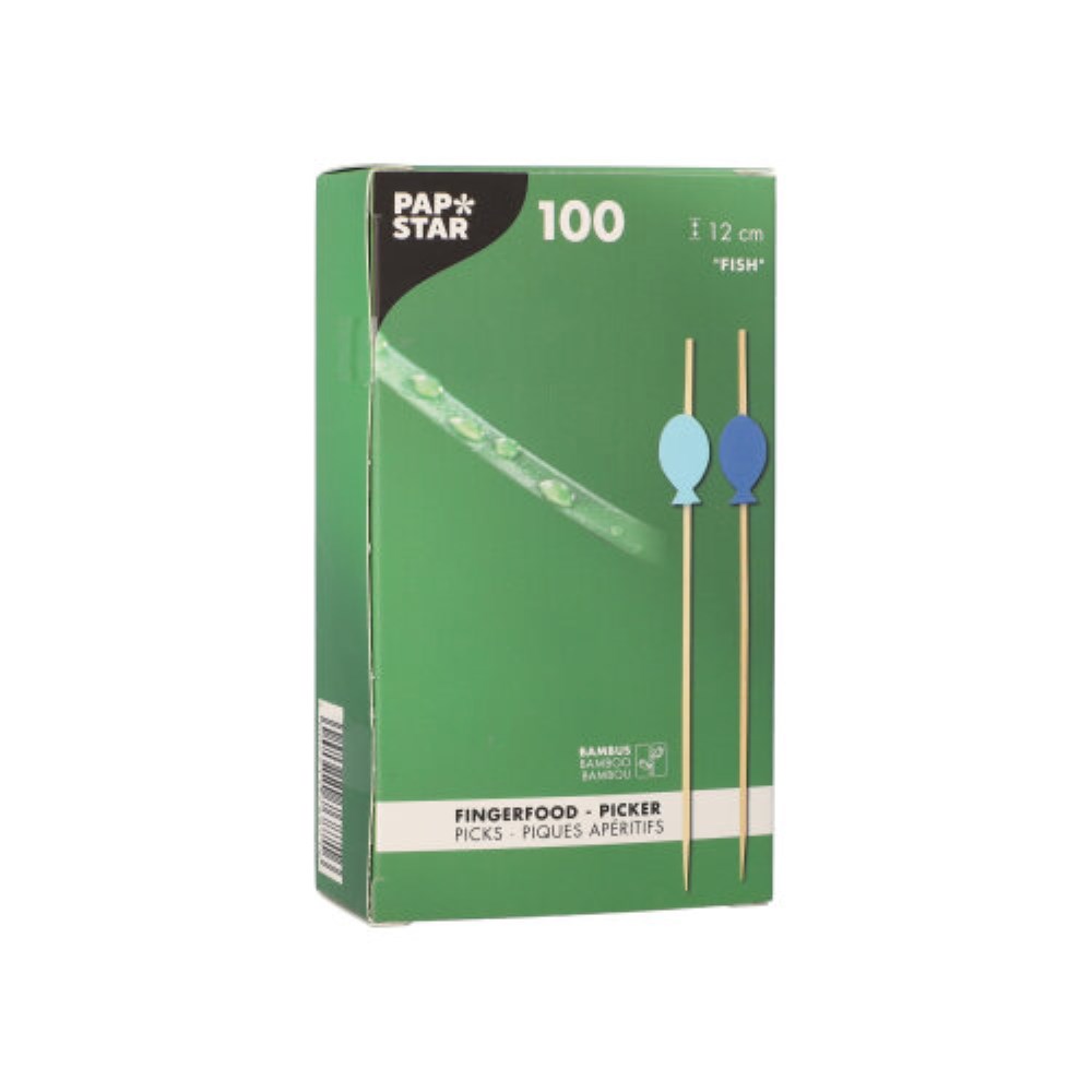 100 Fingerfood - Picker 12 cm "Fish"