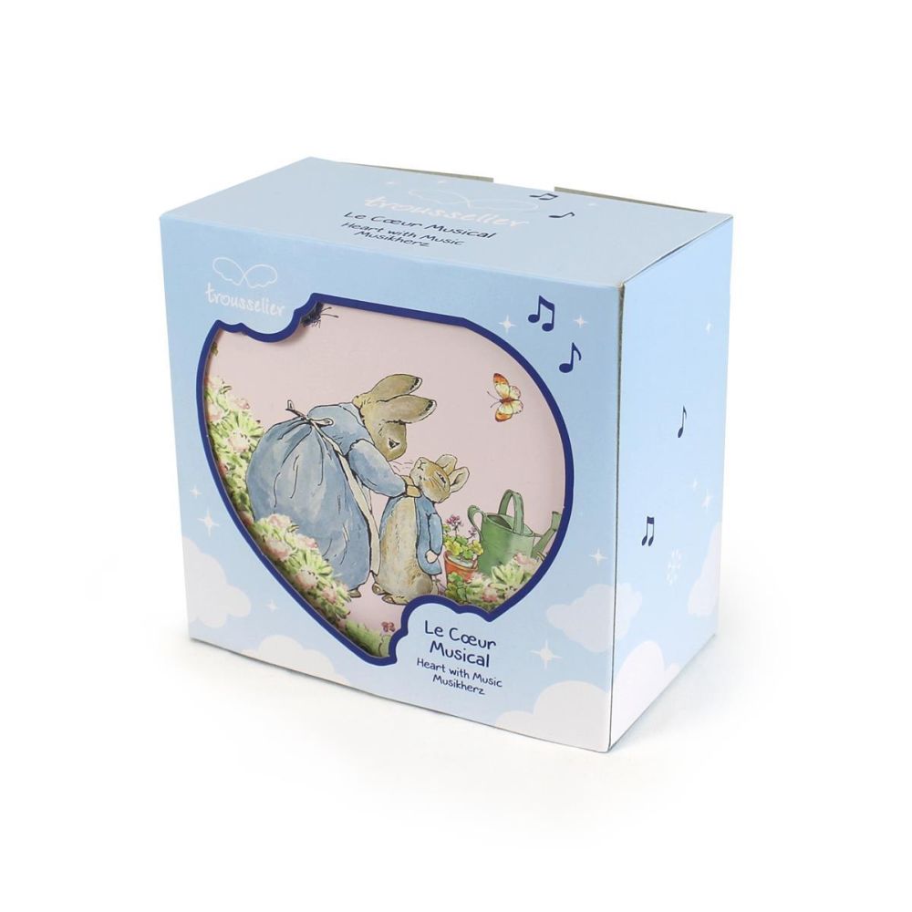 Large Heart Music Box Peter Rabbit©