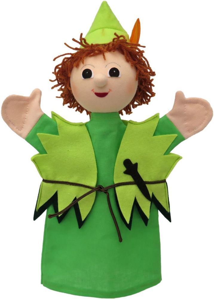 Hand Puppet Peter Pan 35Cm - Made in Europe - Vintage Toy