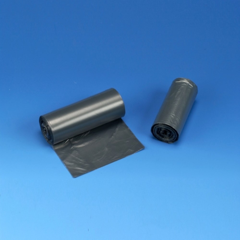 50 Müllbeutel, HDPE 30 l 60 cm x 50 cm grau 5 my