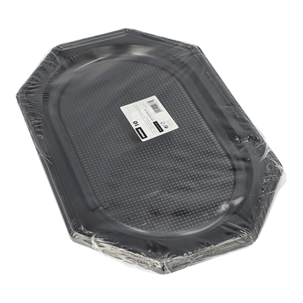 10 Servierplatten, PET 45 cm x 30 cm schwarz 10 Servierplatten, PET 45 cm x 30 cm schwarz