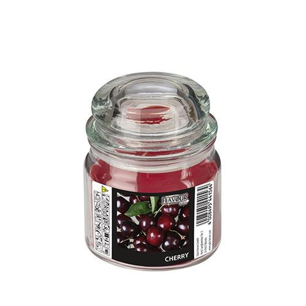 "Flavour by GALA" Bonbonglas mit Wachsfüllung, MAXI Ø 90 mm · 120 mm bordeaux - Cherry