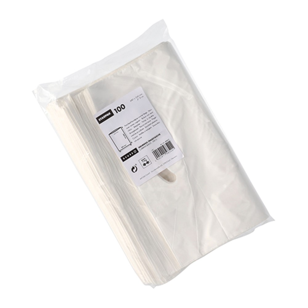 100 Griffloch-Tragetaschen, HDPE 44 cm x 36 cm x 9 cm weiss 100 Griffloch-Tragetaschen, HDPE 44 cm x 36 cm x 9 cm weiss