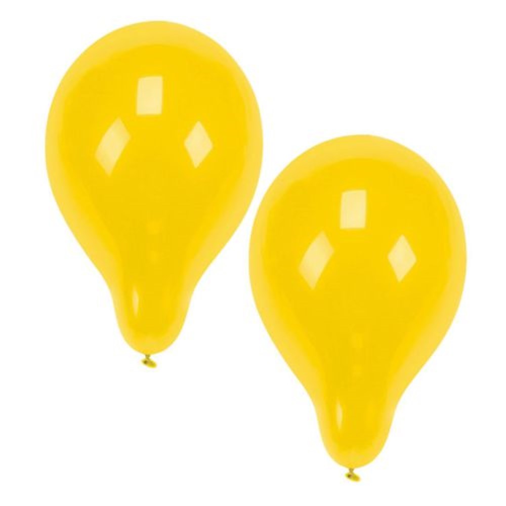 10 Luftballons Ø 25 cm gelb