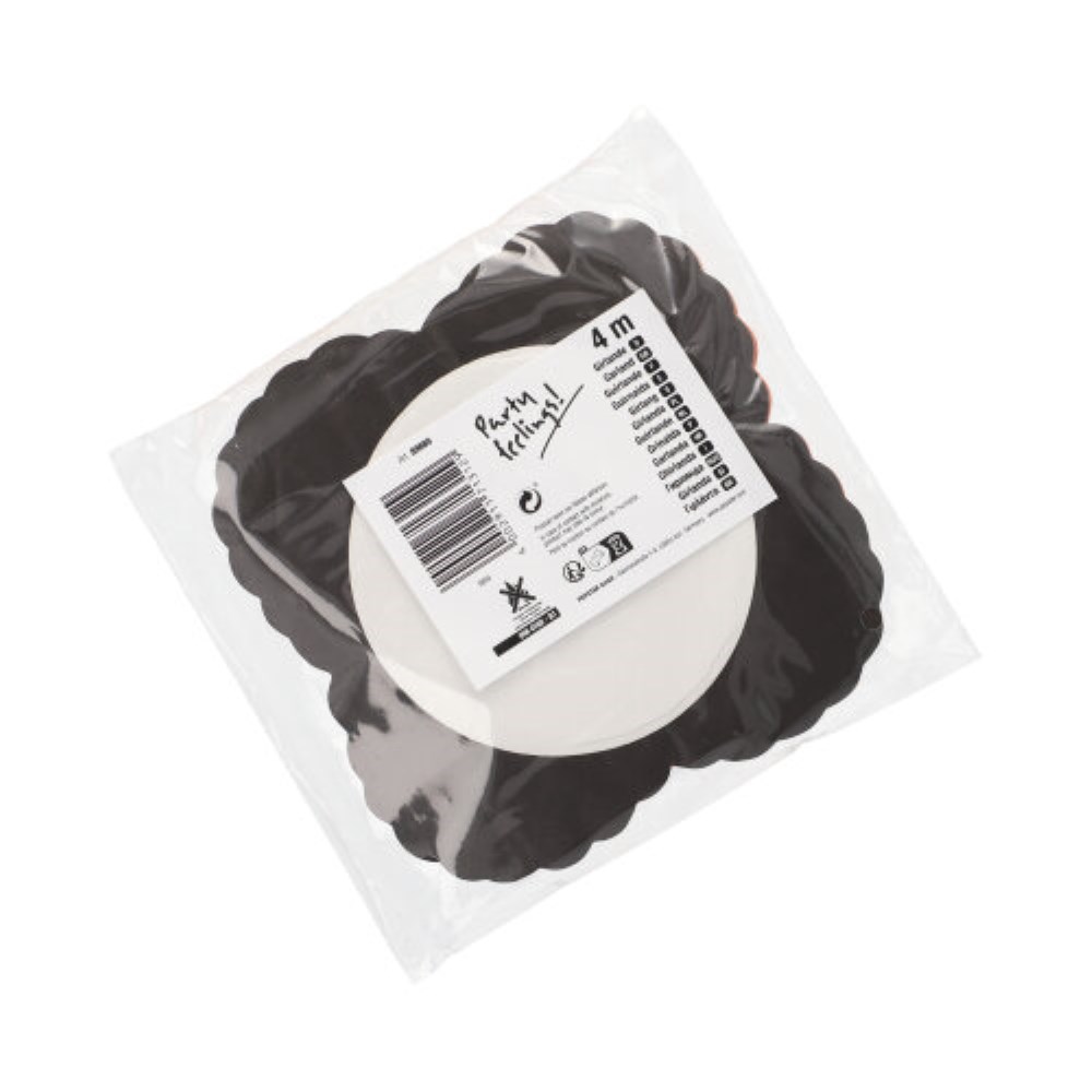 Girlande, Papier Ø 16 cm · 4 m "Deutschland" schwer entflammbar