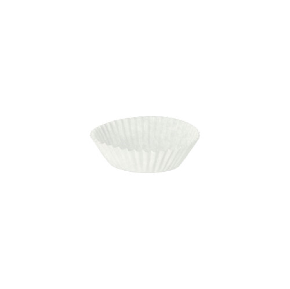 1000 Backförmchen rund Ø 3,5 cm · 1,9 cm weiss