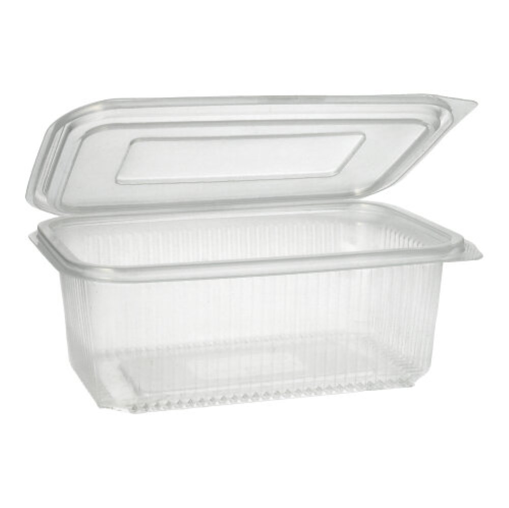 50 Verpackungsbecher mit Klappdeckeln, PP rechteckig 1000 ml 7,4 cm x 13,1 cm x 19,1 cm transparent 50 Verpackungsbecher mit Klappdeckeln, PP rechteckig 1000 ml 7,4 cm x 13,1 cm x 19,1 cm transparent