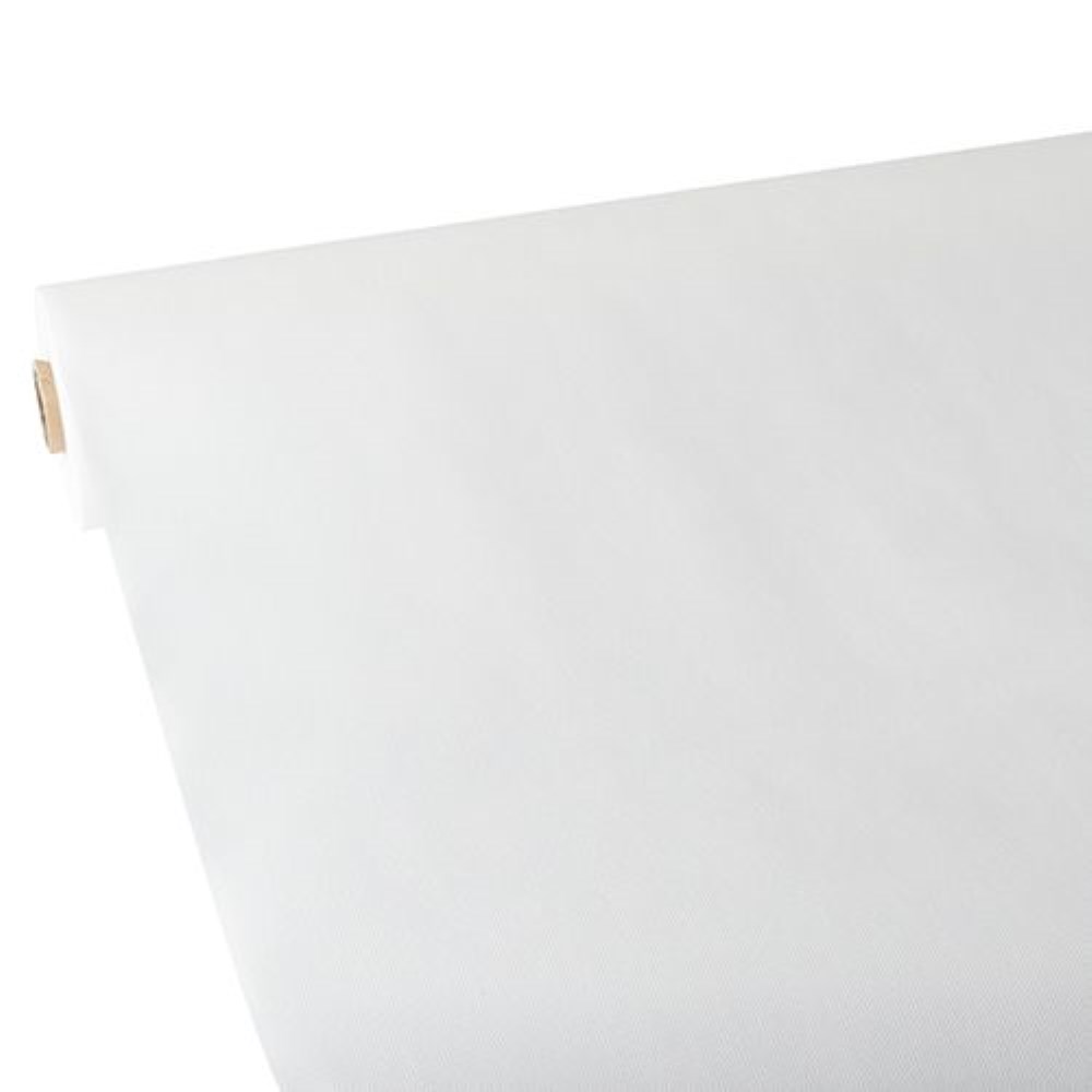 Tischdecke, stoffähnlich, Vlies "soft selection" 25 m x 1,18 m weiss