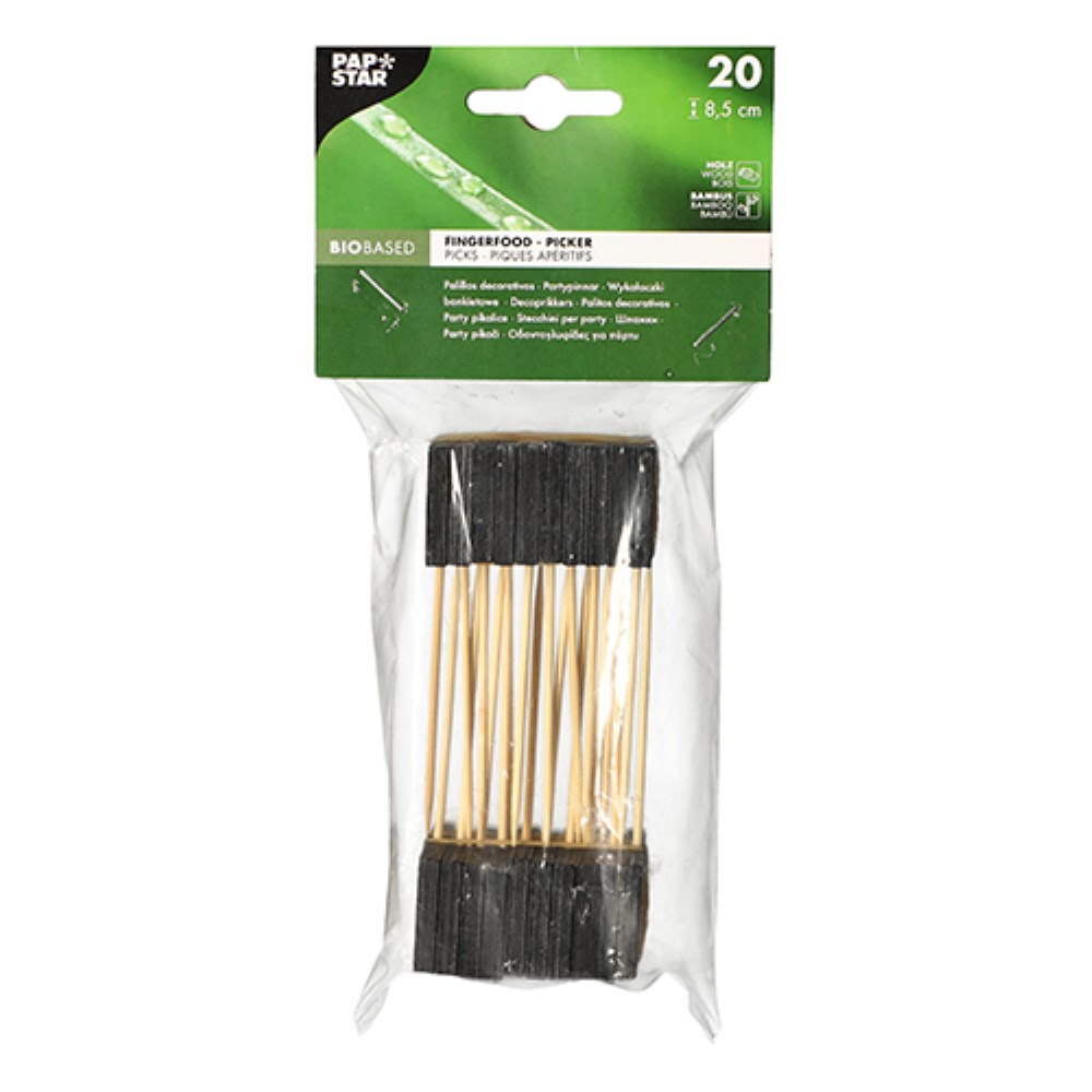 20 Fingerfood - Picker 8,5 cm "Blackboard"
