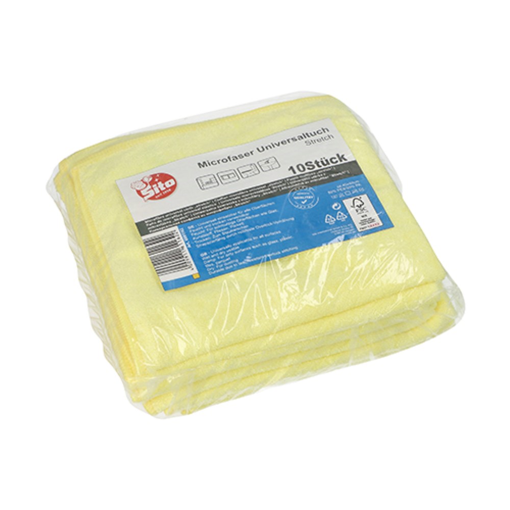 10 Microfasertücher 40 cm x 40 cm gelb 10 Microfasertücher 40 cm x 40 cm gelb
