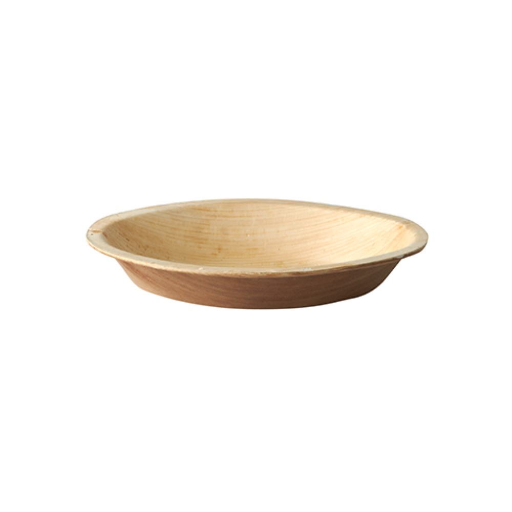6 Teller, Palmblatt "pure" oval 18 cm x 11,5 cm x 3 cm