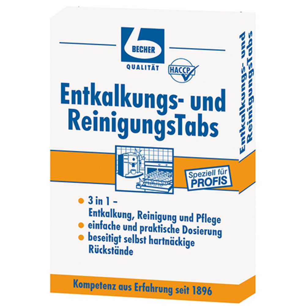 8 "Dr. Becher" Entkalkungs- und ReinigungsTabs