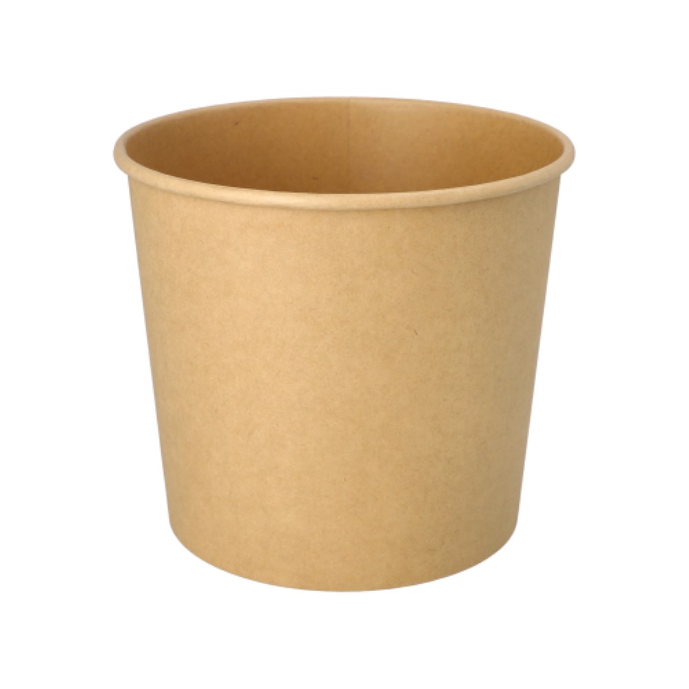 25 Food-Buckets rund 2800 ml Ø 18 cm · 16 cm braun