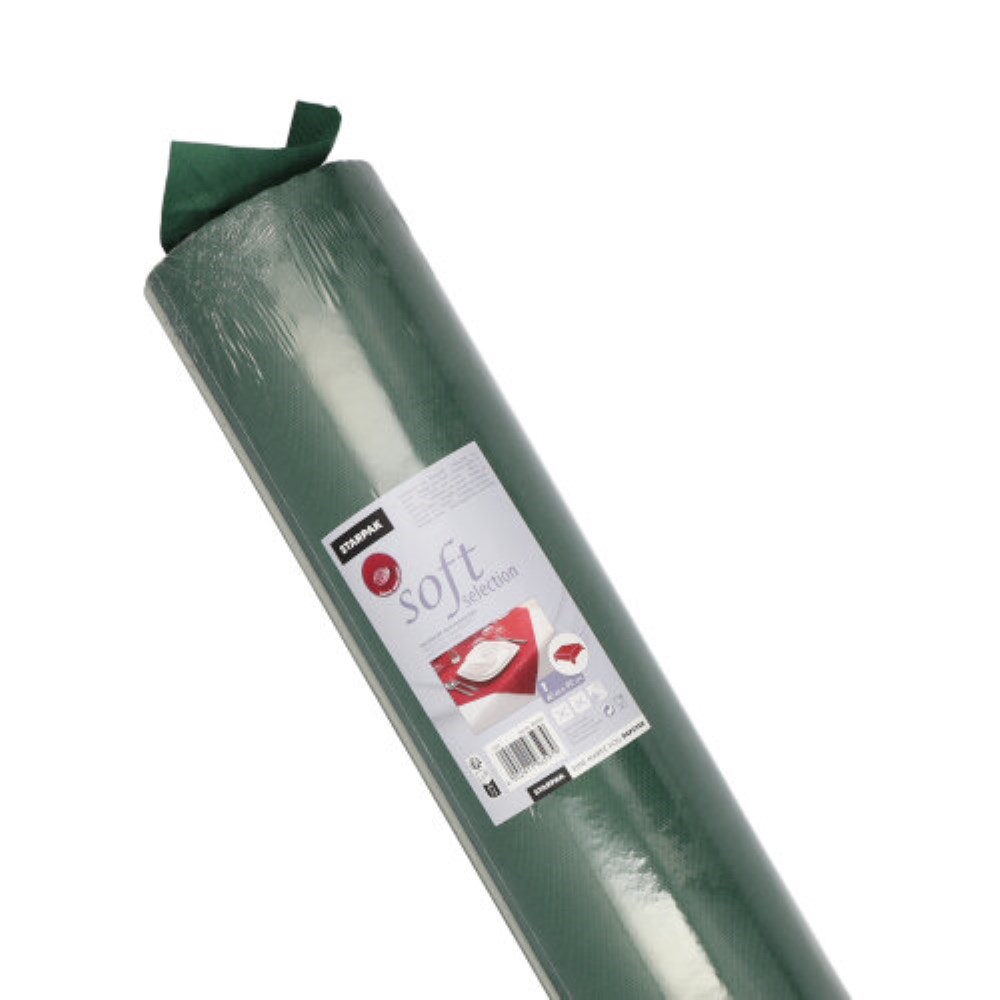 Tischdecke, stoffähnlich, Vlies "soft selection" 40 m x 0,9 m dunkelgrün