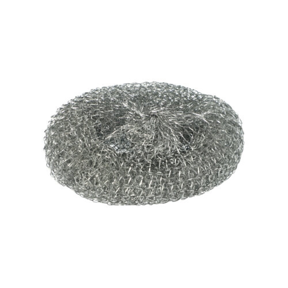 10 Topfreiniger, Draht rund Ø 12 cm · 3 cm silber , kratzend