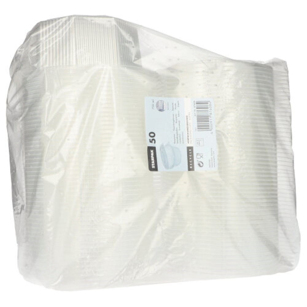 50 Verpackungsbecher mit Klappdeckeln, PP 8-eckig 750 ml 6,1 cm x 13 cm x 13 cm transparent 50 Verpackungsbecher mit Klappdeckeln, PP 8-eckig 750 ml 6,1 cm x 13 cm x 13 cm transparent