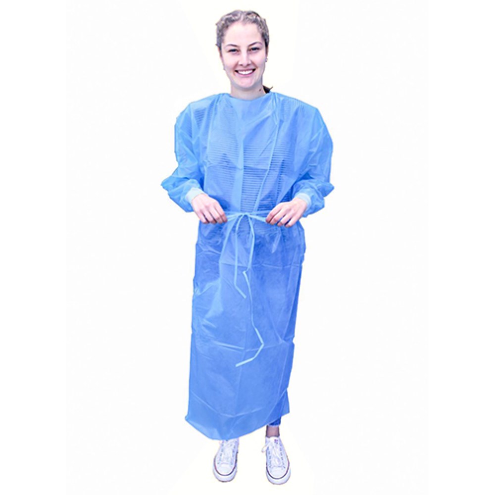 10 "Medi-Inn" Schutzkittel 139 cm x 139 cm blau