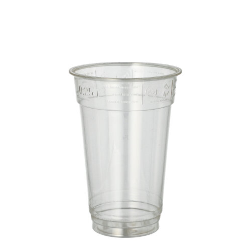50 Trinkbecher "Hurricane", PET 0,25 l Ø 7,8 cm · 11,5 cm glasklar