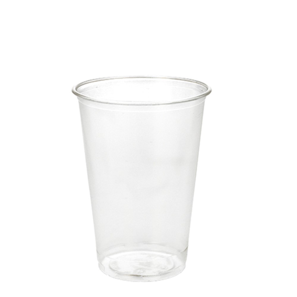 50 Kaltgetränkebecher, PLA "pure" 0,2 l Ø 7,03 cm · 9,7 cm glasklar einzeln gehüllt