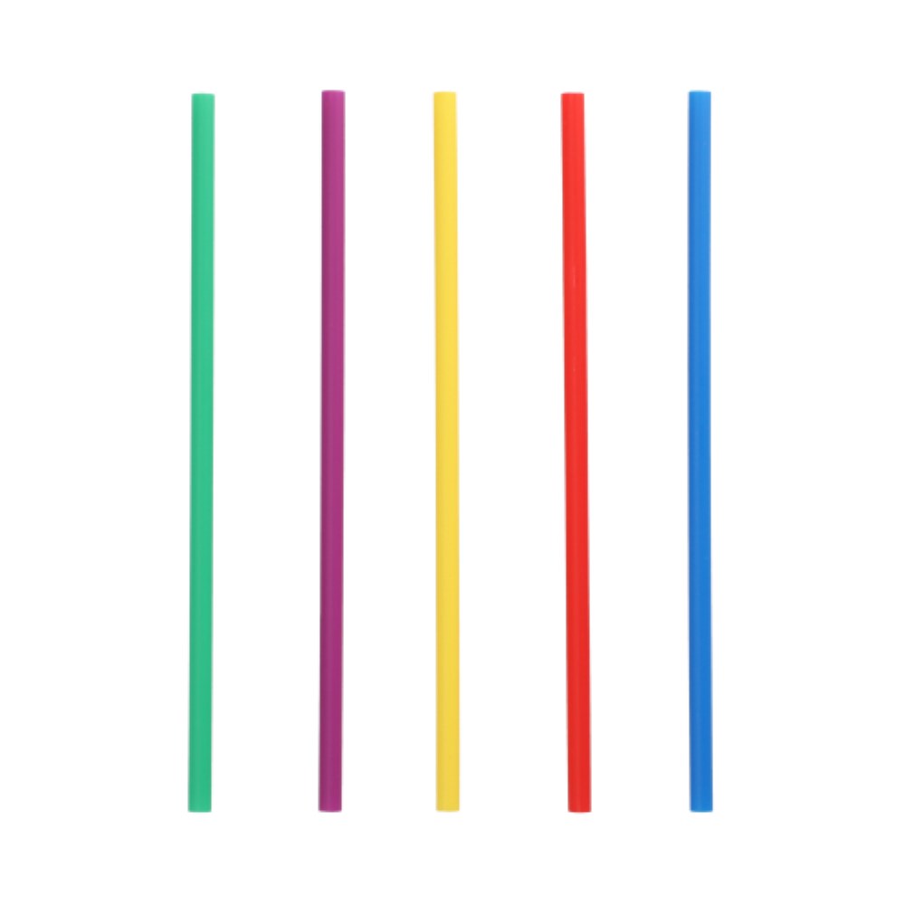 25 Mehrweg-Shake-Halme PP Ø 7 mm · 22 cm