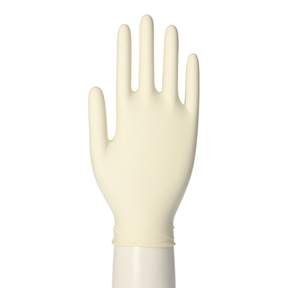 100 "Medi-Inn PS" Handschuhe, Latex puderfrei "Comfort" weiss - natur Größe XL