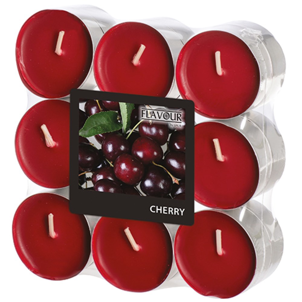 18 "GALA" Duftlichte Ø 37,5 mm · 16,6 mm bordeaux - Cherry
