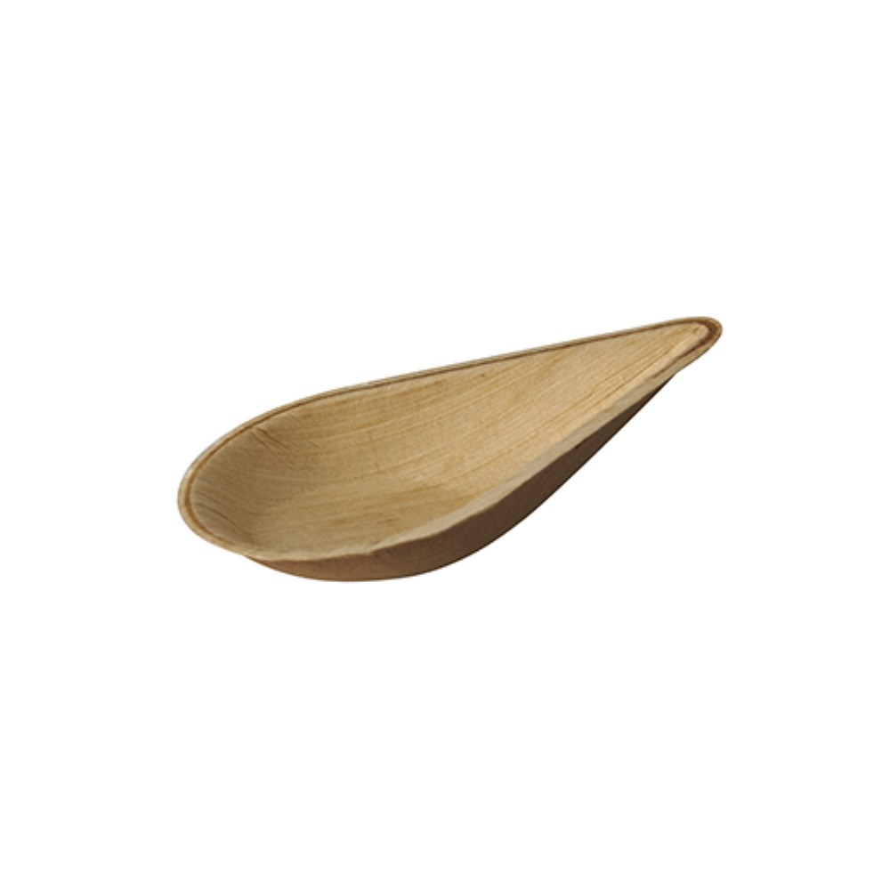25 Fingerfood - Löffel, Palmblatt "pure" 12 cm "Asia" 25 Fingerfood - Löffel, Palmblatt "pure" 12 cm "Asia"