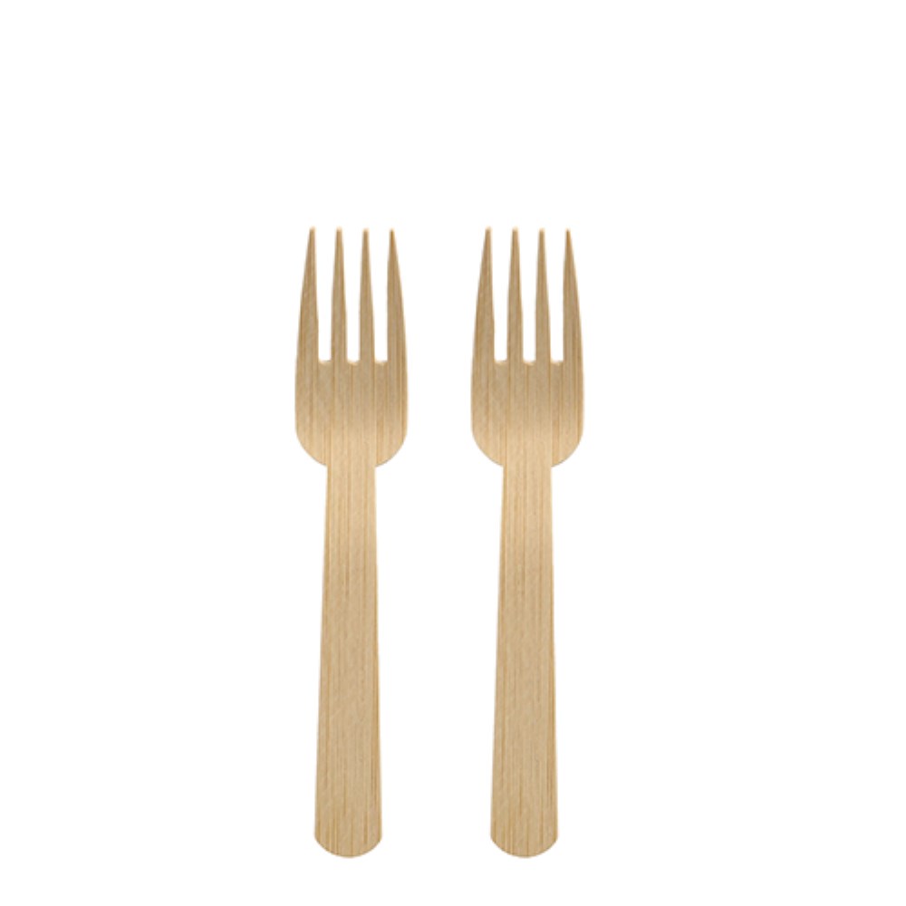 50 Gabeln, Bambus "pure" 14 cm 50 Gabeln, Bambus "pure" 14 cm