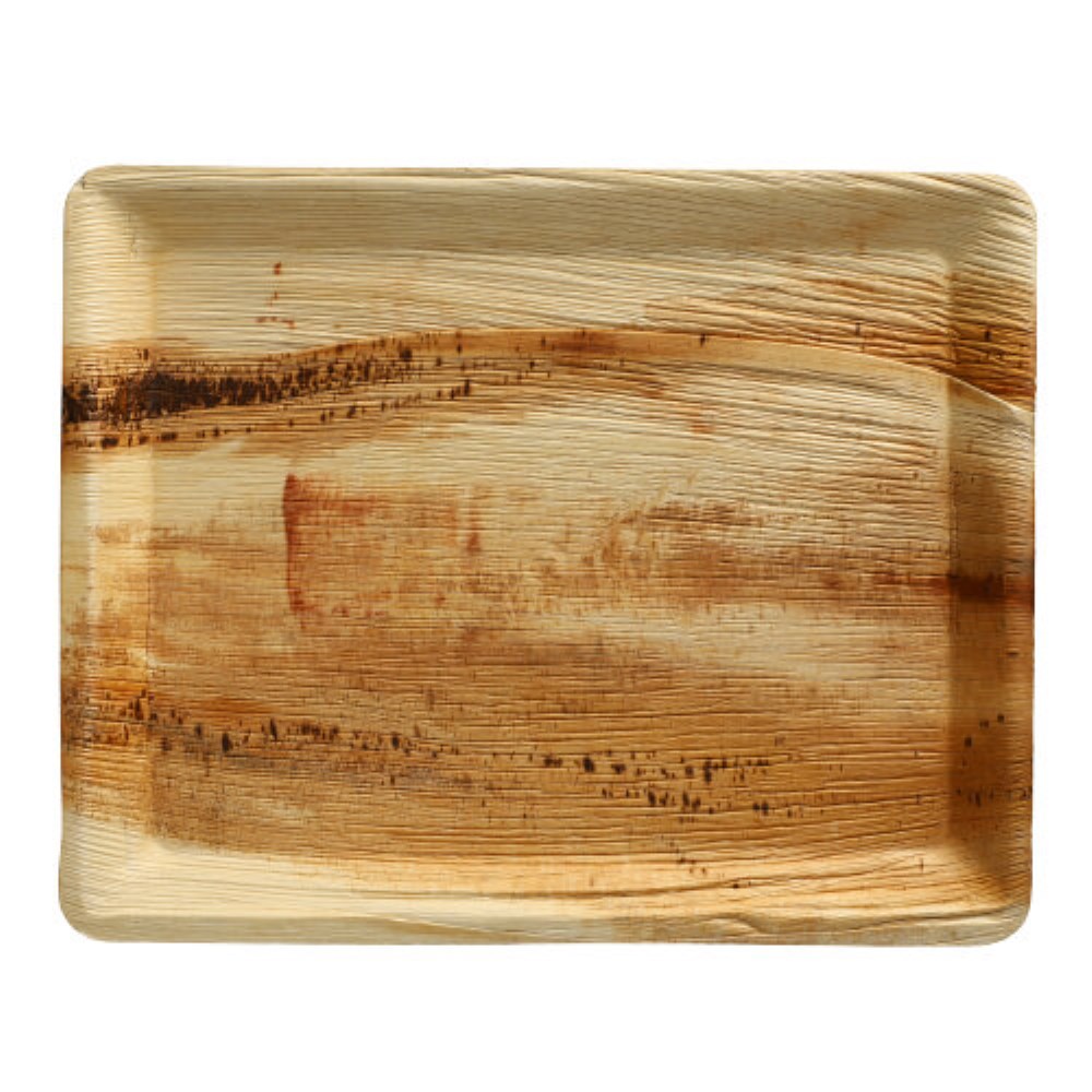25 Tabletts, Palmblatt "pure" eckig 2 cm x 26 cm x 32 cm 25 Tabletts, Palmblatt "pure" eckig 2 cm x 26 cm x 32 cm