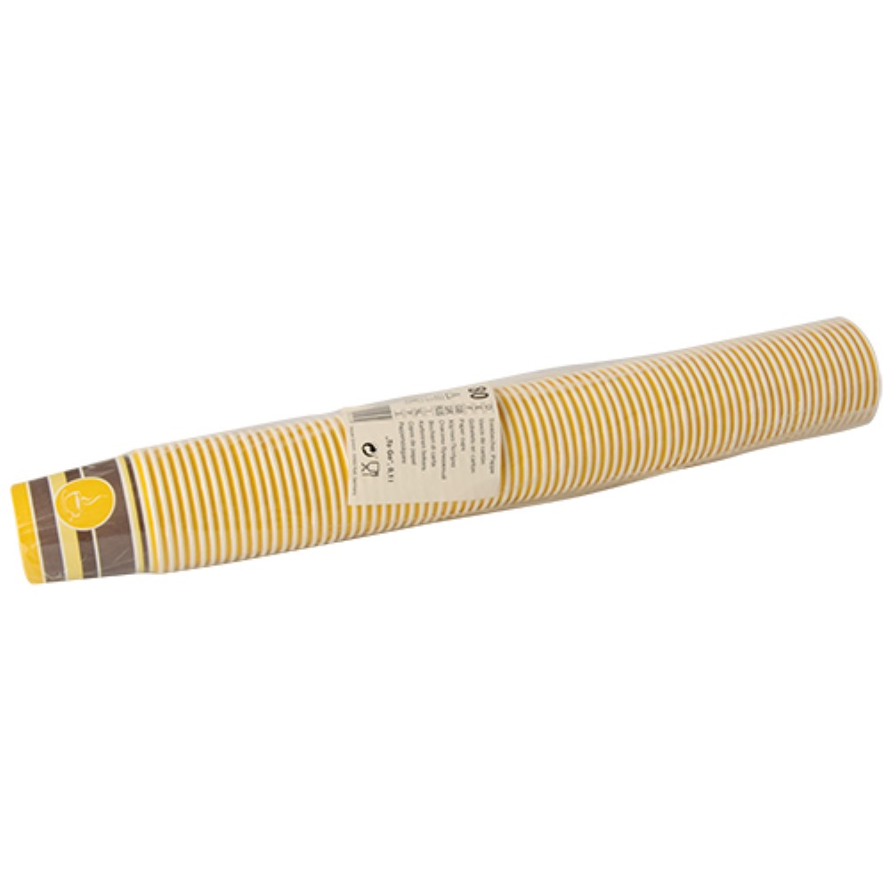 80 Trinkbecher, Pappe "To Go" 0,1 l Ø 6 cm · 6 cm "Coffee Rings"