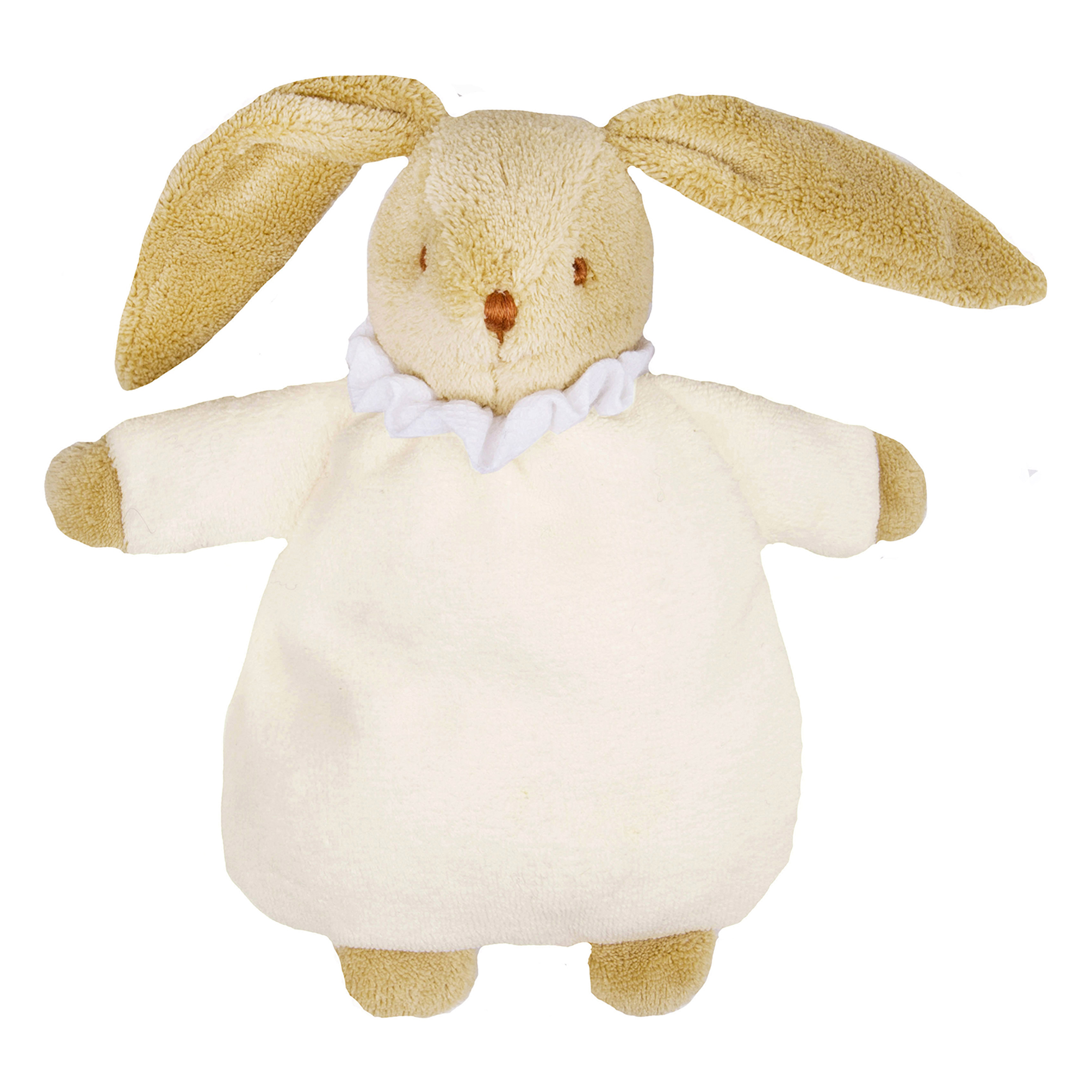 Kuschelhase mit Rassel Elfenbein 20Cm