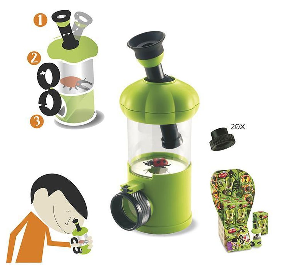 Mikroskop Box Käfer Groß - Made in Italy -Forschen & Entdecken