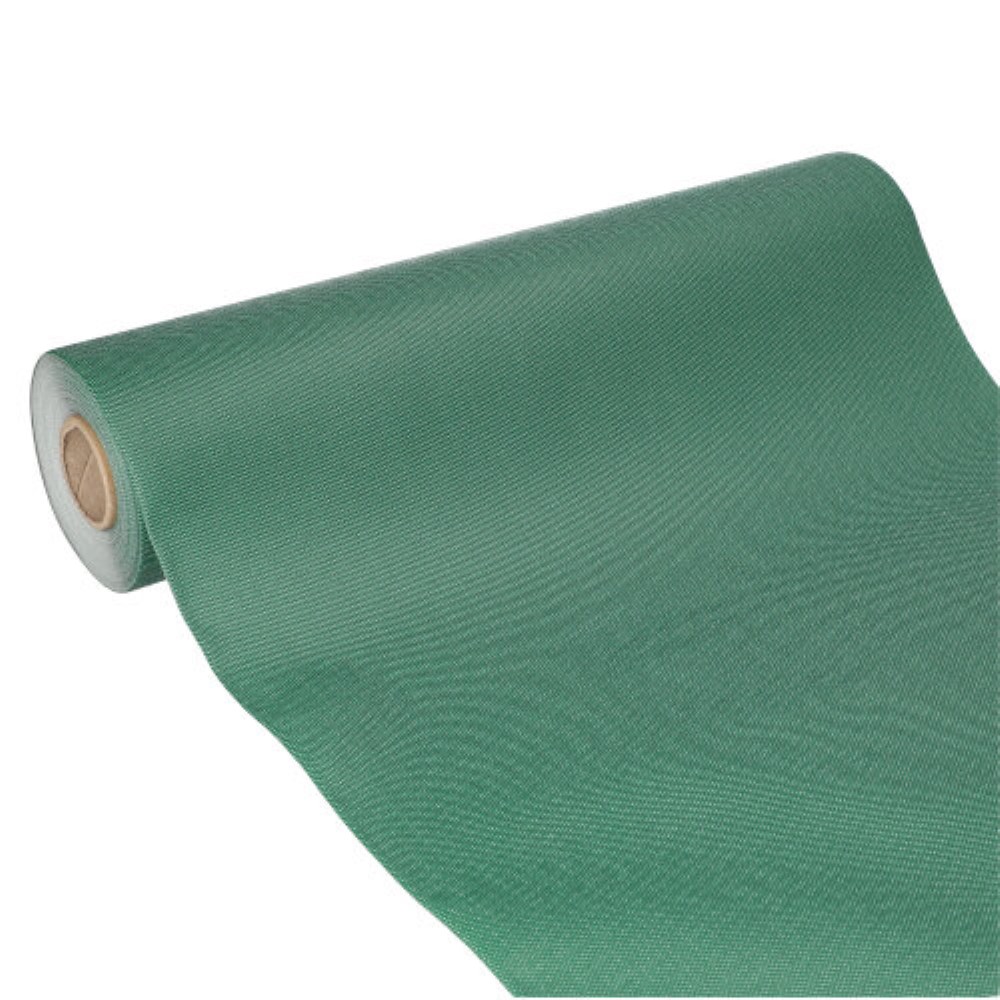 Tischläufer, stoffähnlich, Vlies "soft selection plus" 24 m x 40 cm dunkelgrün