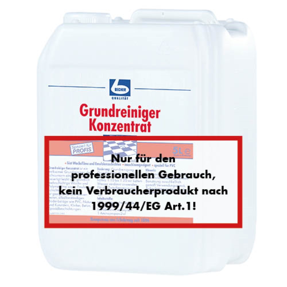 "Dr. Becher" Grundreiniger Konzentrat 5 l "Dr. Becher" Grundreiniger Konzentrat 5 l