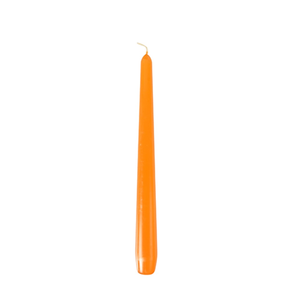 50 Leuchterkerzen Ø 2,2 cm · 25 cm orange