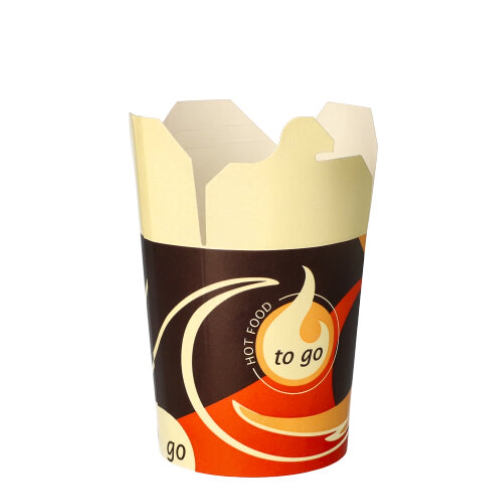 50 Snackboxen "To Go" rund 550 ml 10 cm x 8,5 cm x 7,5 cm