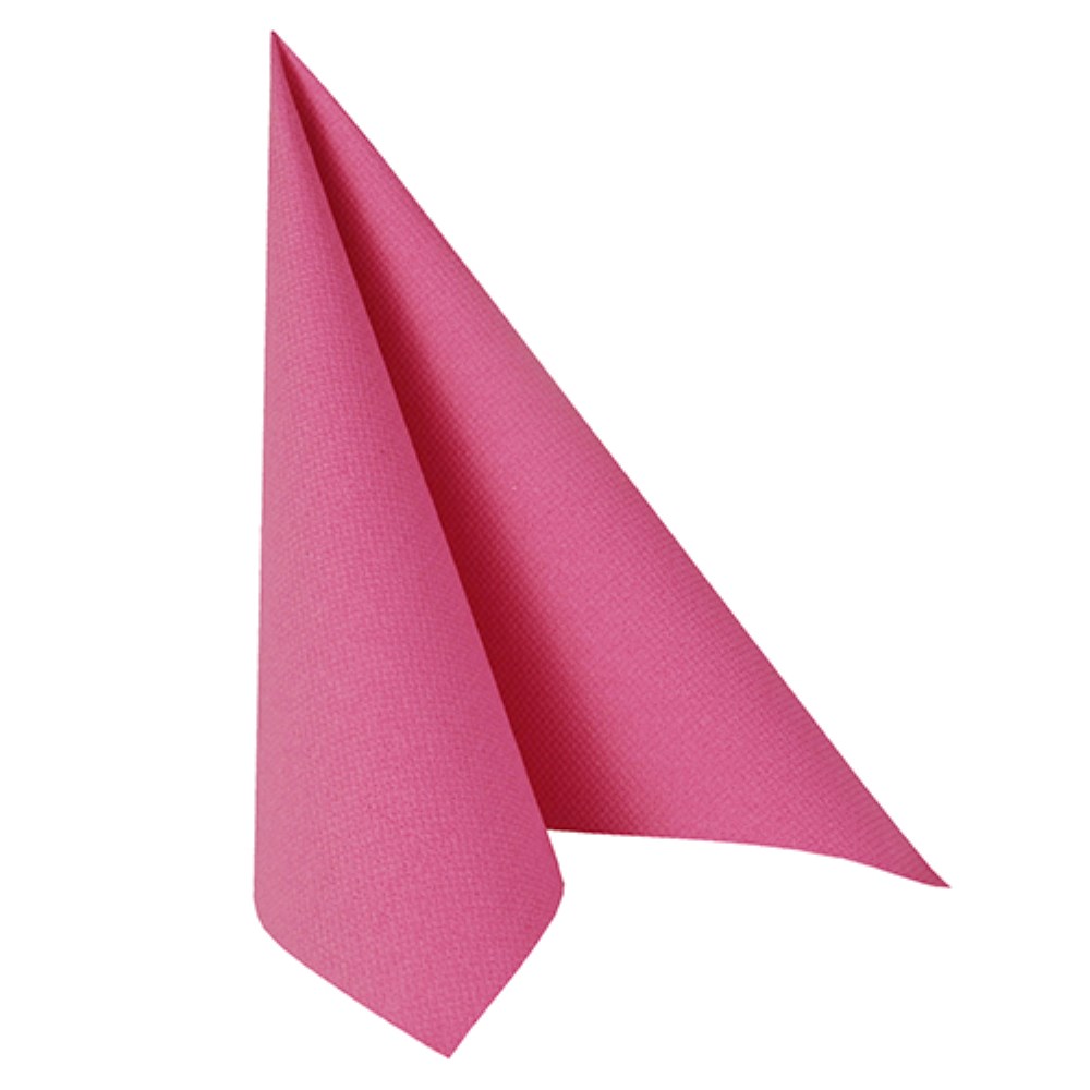 20 Servietten "ROYAL Collection" 1/4-Falz 40 cm x 40 cm fuchsia
