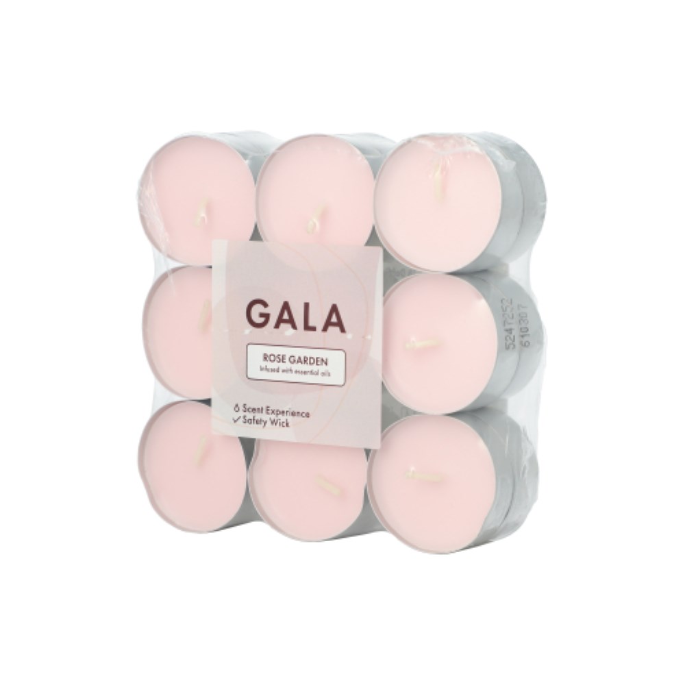 18 "GALA" Duftlichte Ø 37,5 mm · 16,6 mm rose - Rose Garden