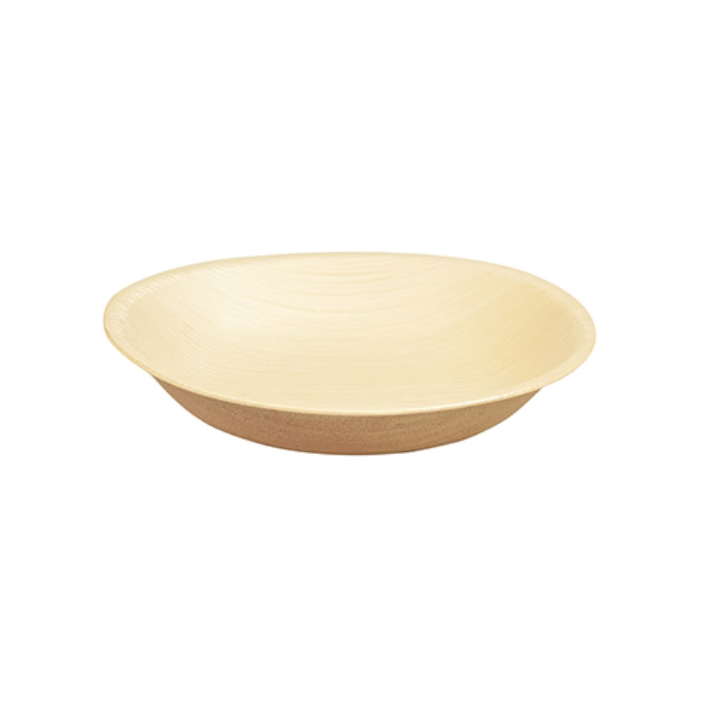 25 Schalen, Palmblatt "pure" rund 300 ml Ø 17,5 cm · 3,5 cm