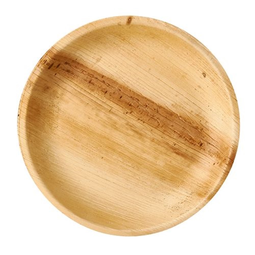 25 Teller, Palmblatt "pure" rund Ø 23 cm · 2,5 cm 25 Teller, Palmblatt "pure" rund Ø 23 cm · 2,5 cm