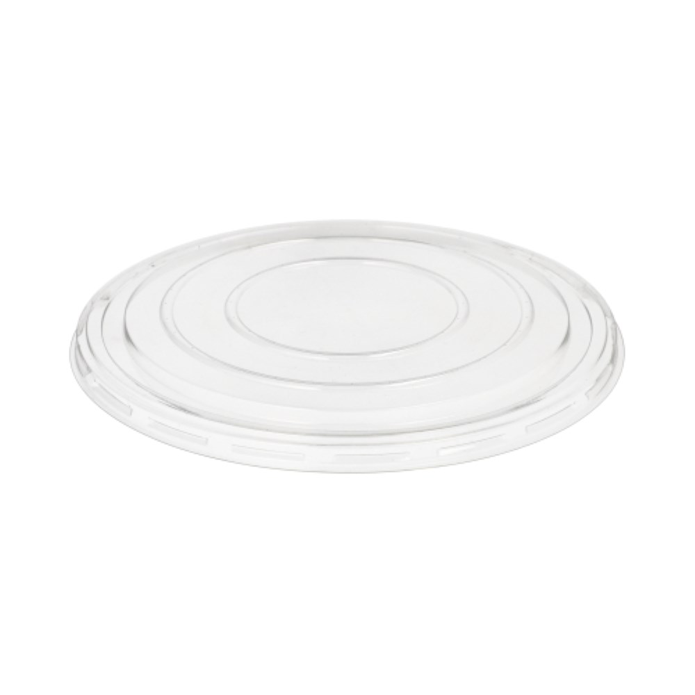 50 Deckel für Salatschalen, R-PET rund Ø 18 cm · 1,5 cm klar