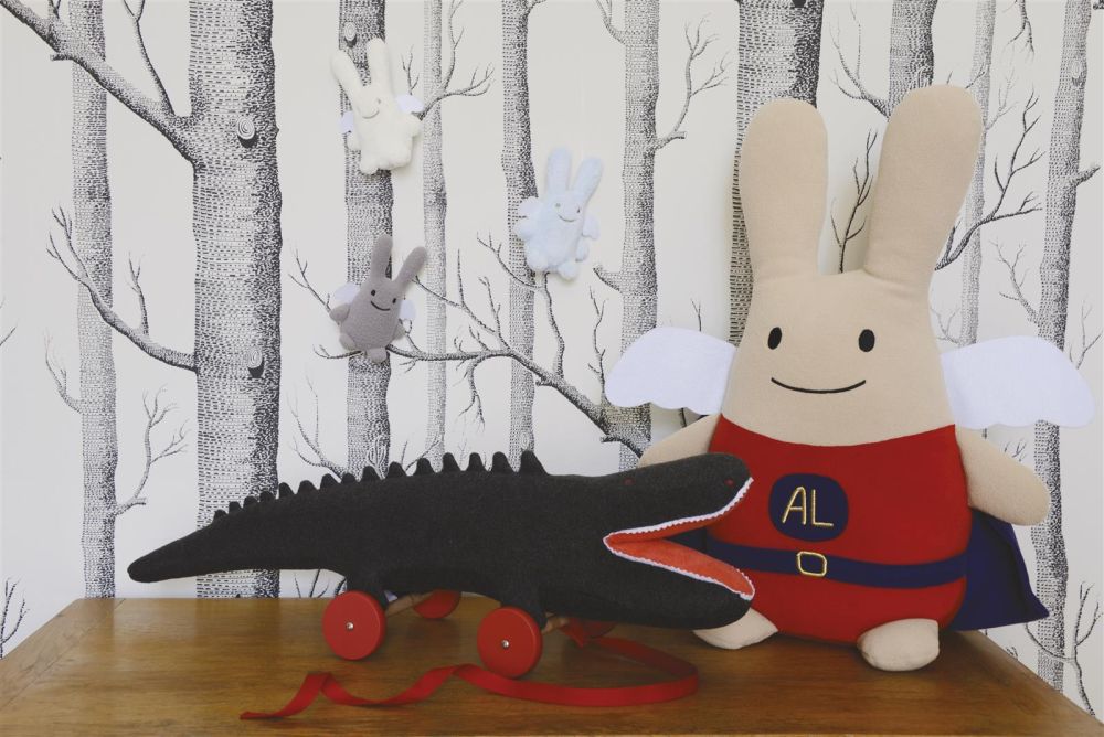 Krokodil auf Rollen 60Cm