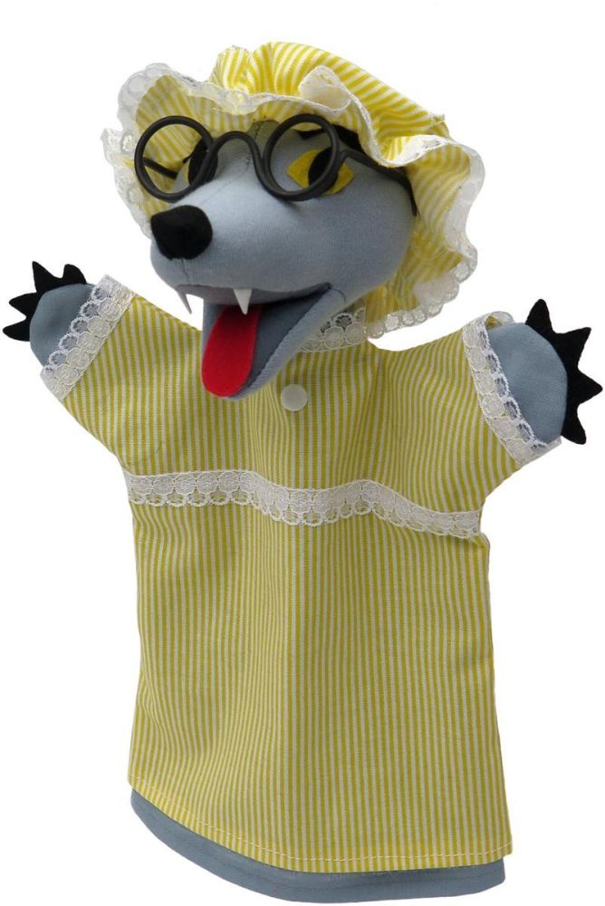 Handpuppe Böser Wolf - Made in Europe - Winterspielzeug