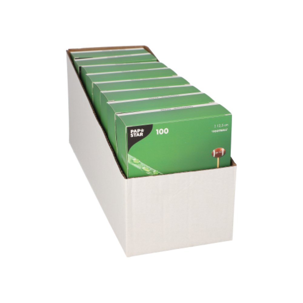 100 Fingerfood - Picker 12,5 cm "Football"