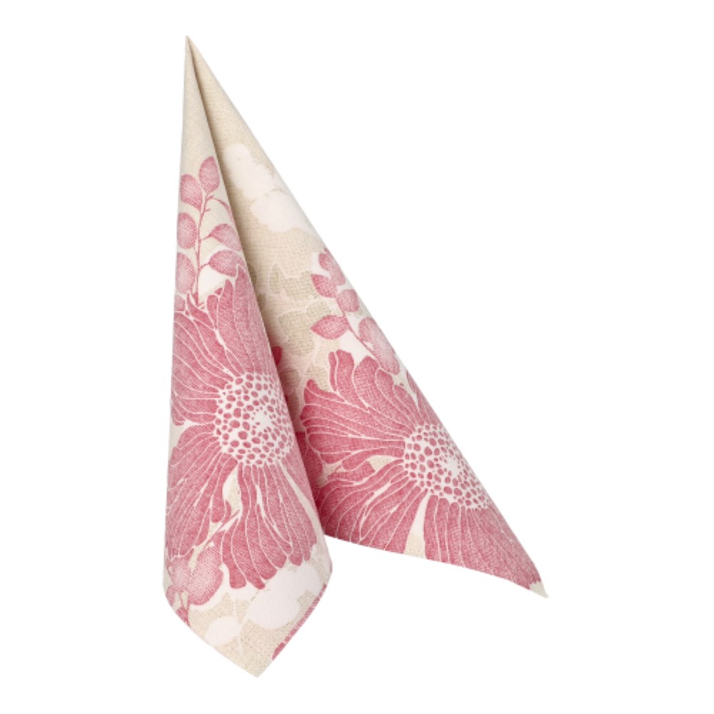 50 Servietten "ROYAL Collection" 1/4-Falz 40 cm x 40 cm fuchsia "Annabel"