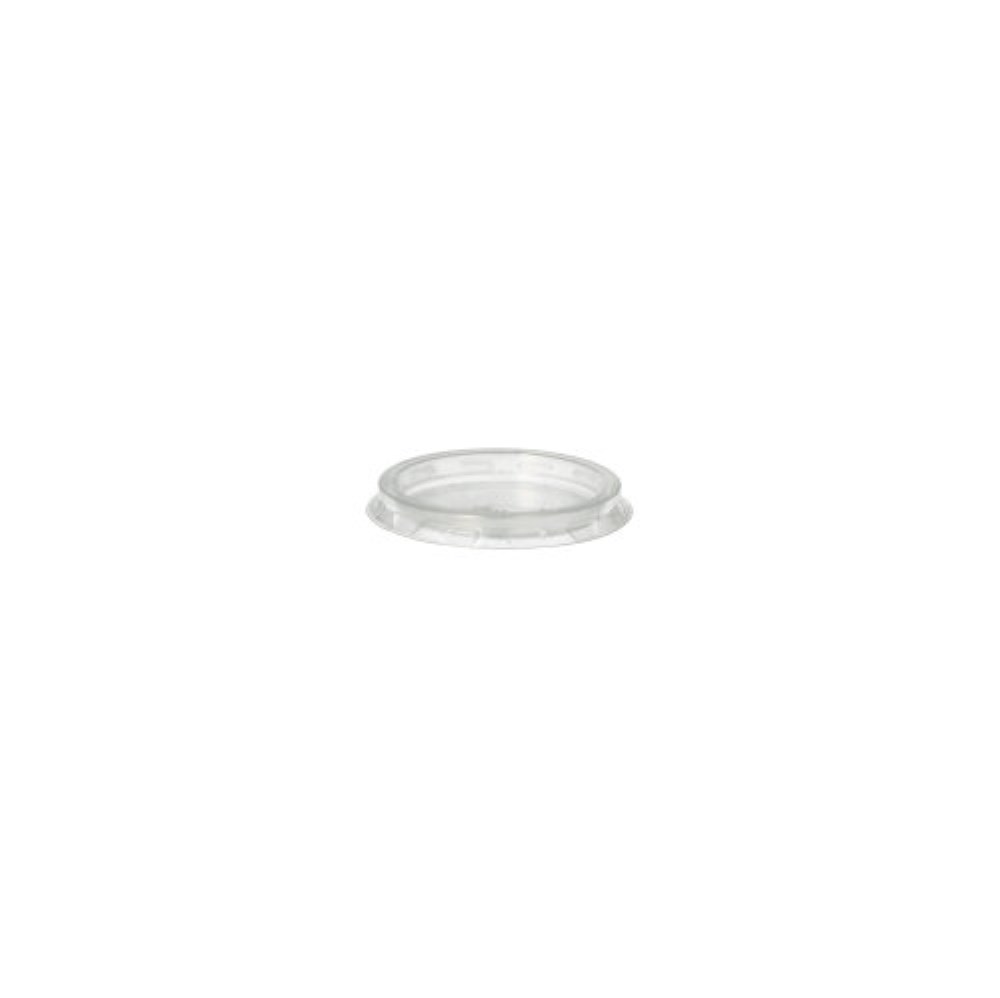 50 Deckel für Portionsbecher, PP Ø 4,6 cm transparent