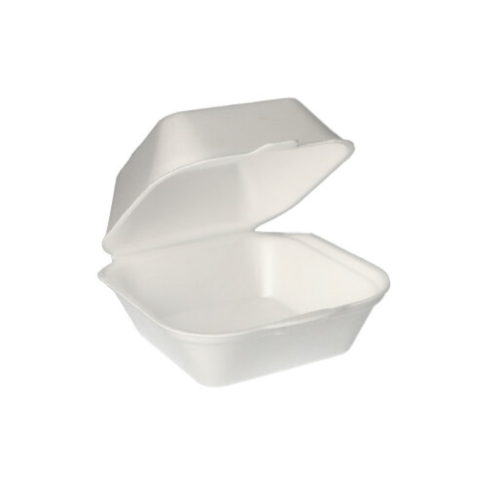 100 Hamburger-Boxen mit Klappdeckel, XPS 7,5 cm x 12 cm x 12 cm weiss 100 Hamburger-Boxen mit Klappdeckel, XPS 7,5 cm x 12 cm x 12 cm weiss
